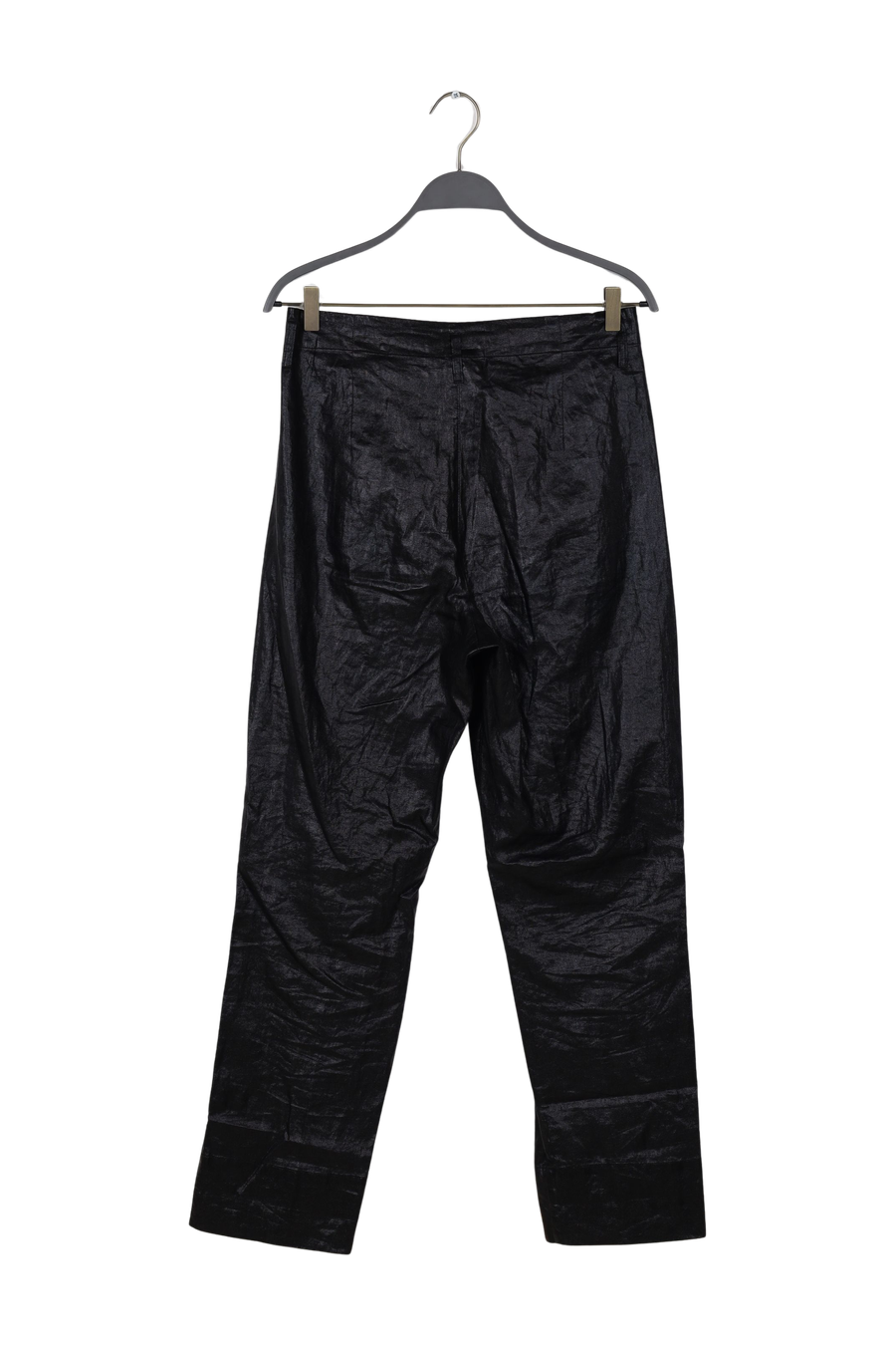 PreLoved Raina - Glazed pleat pants I Black - S