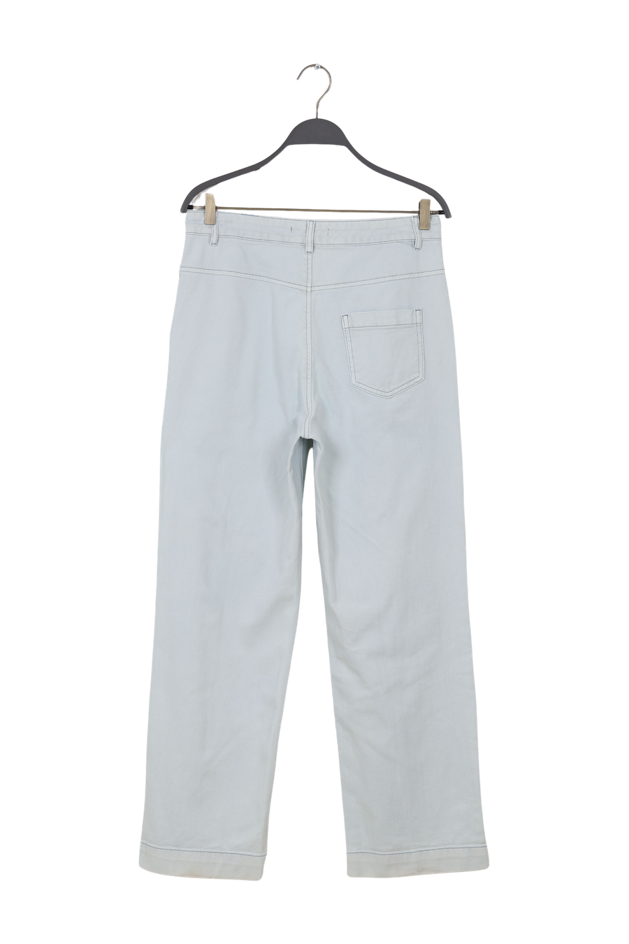 PreLoved Sabina - Canvas drill pant I Aqua - M 2 - Rabens Saloner - DK