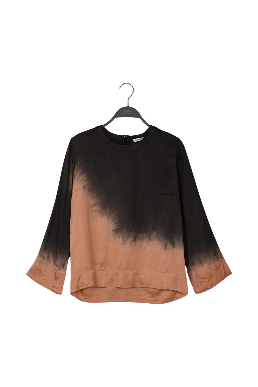 PreLoved Herta - Coastal 3/4 sleeve top I Black peachy combo - S 1 - Rabens Saloner - DK