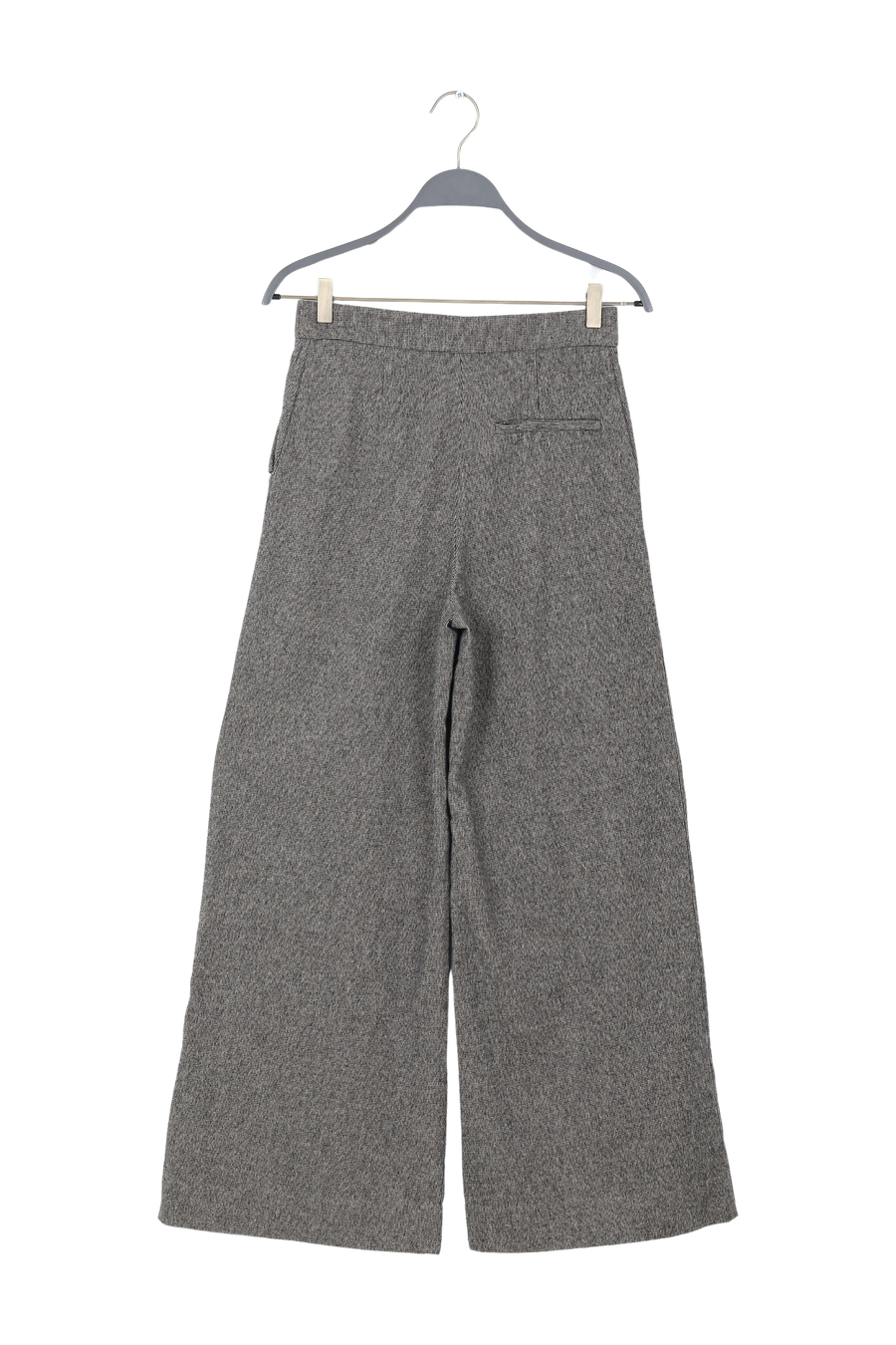 PreLoved Inja - Mini check wide leg pants I Coffee check - XS 2 - Rabens Saloner - DK