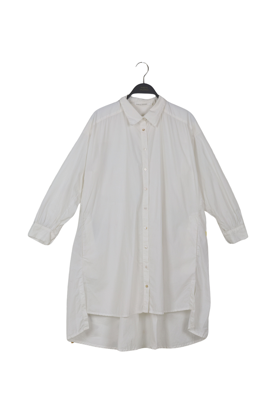 PreLoved Iin - Poplin flared panel kaftan - S WHITE S 1 - Rabens Saloner - DK