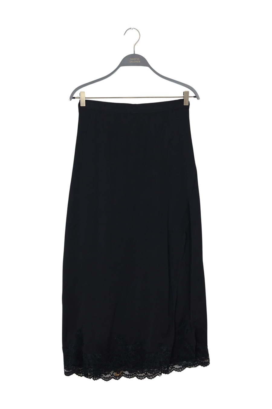 PreLoved Lamim - Solid lacey skirt I Black - S Black S 1 - Rabens Saloner - DK