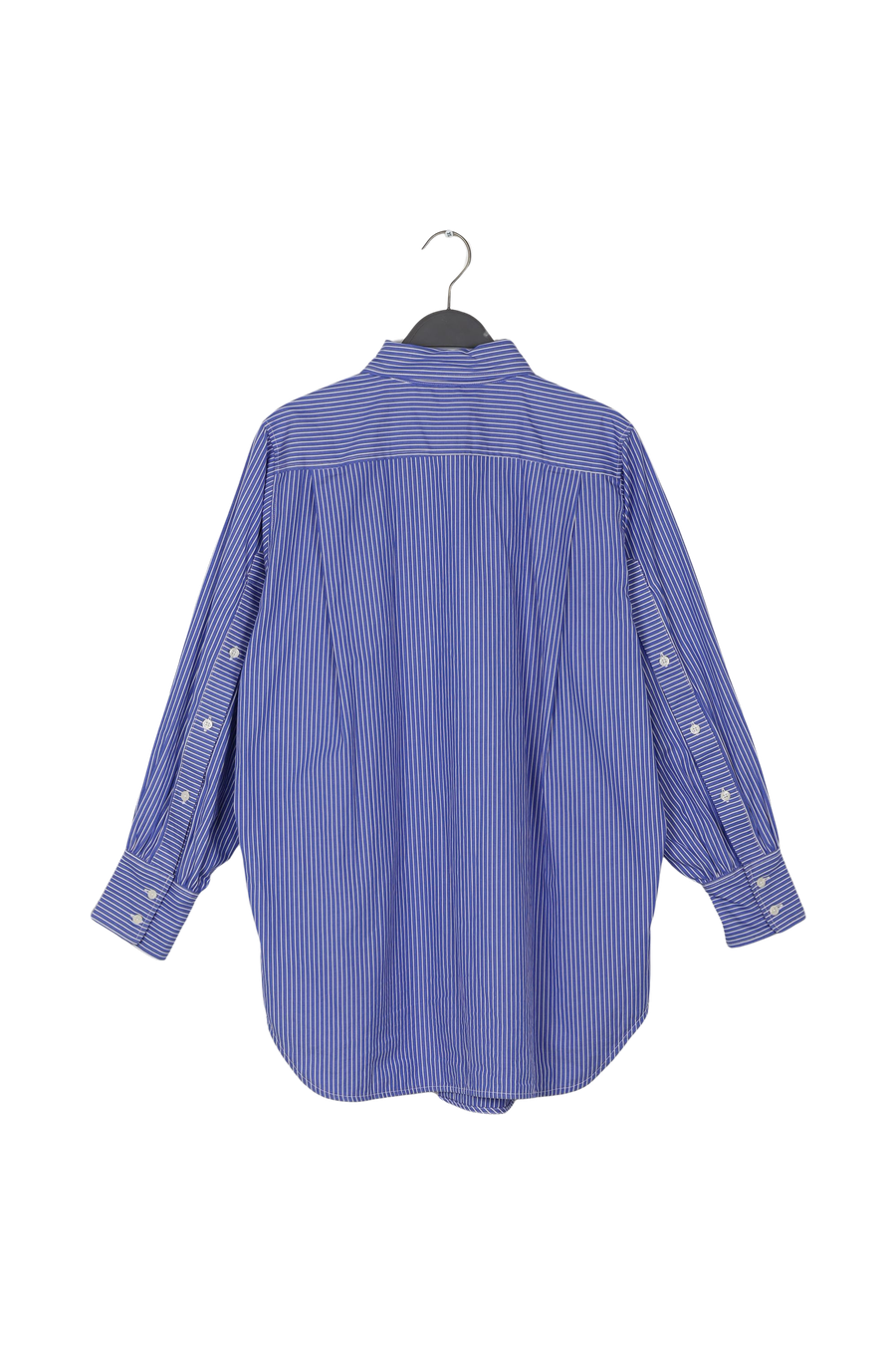 PreLoved Mallory - Wide stripe assymetric shirt - S 2 - Rabens Saloner - DK