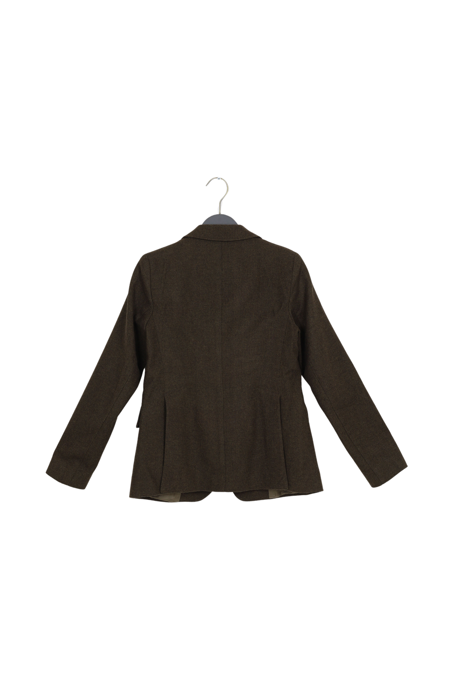 PreLoved Akalie - Mini herringbone blazer I Dark brown - XS 2 - Rabens Saloner - DK