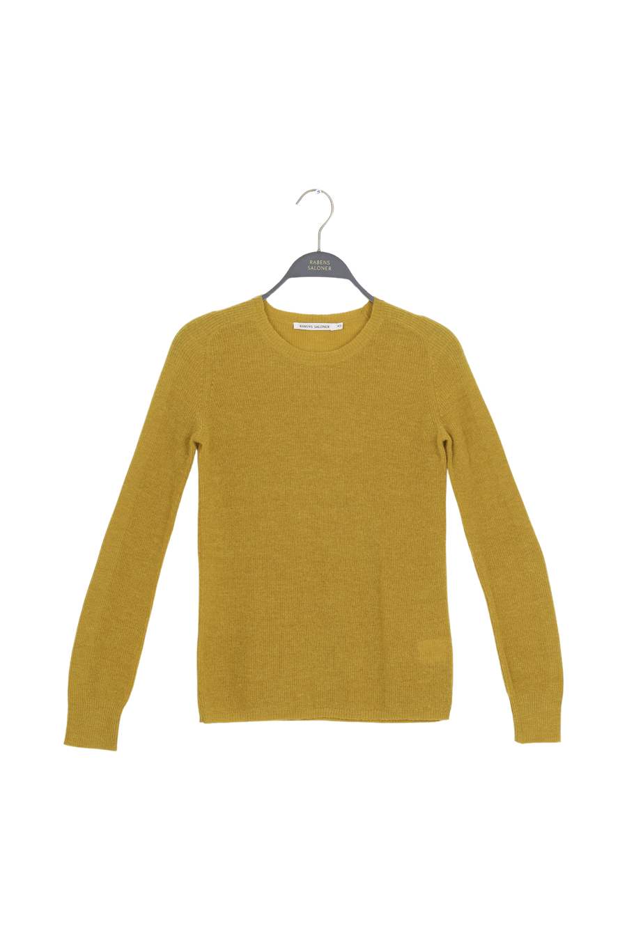 PreLoved Shauna - Waffled knit long sleeve top I Mustard - XS