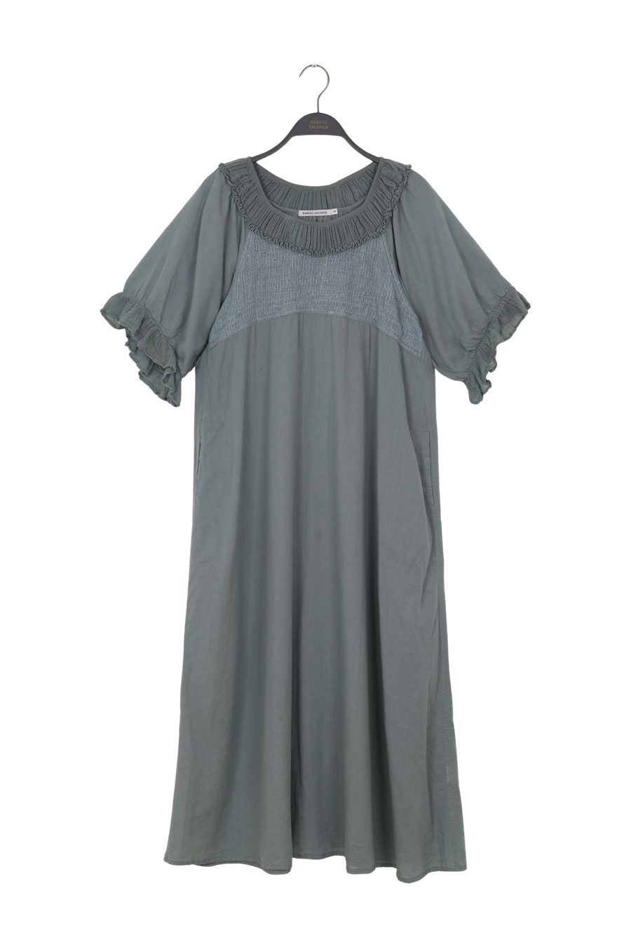 PreLoved Dorothea - Cotton long angel dress I Sage - M Sage M 1 - Rabens Saloner - DK