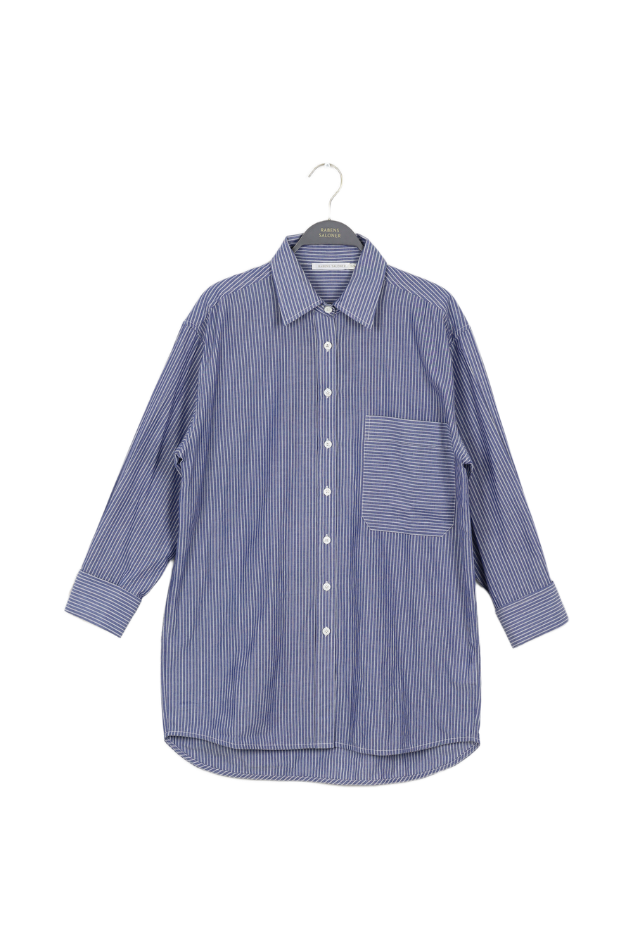 PreLoved Willa - Stripe shirt - S/M BLUE STRIPE S/M 1 - Rabens Saloner - DK