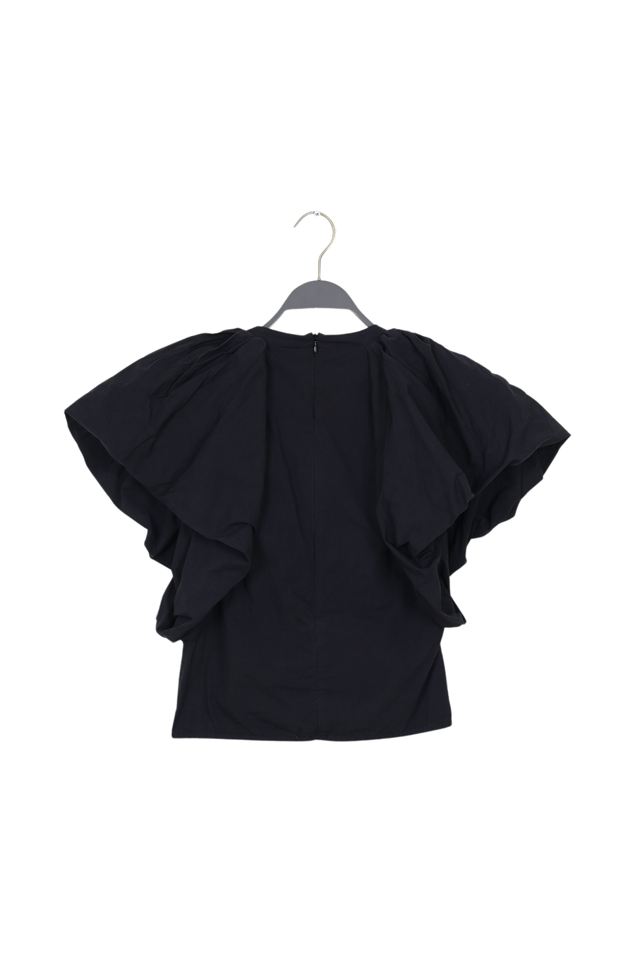 PreLoved Briane - Papery butterfly slv top I Black - M 2 - Rabens Saloner - DK