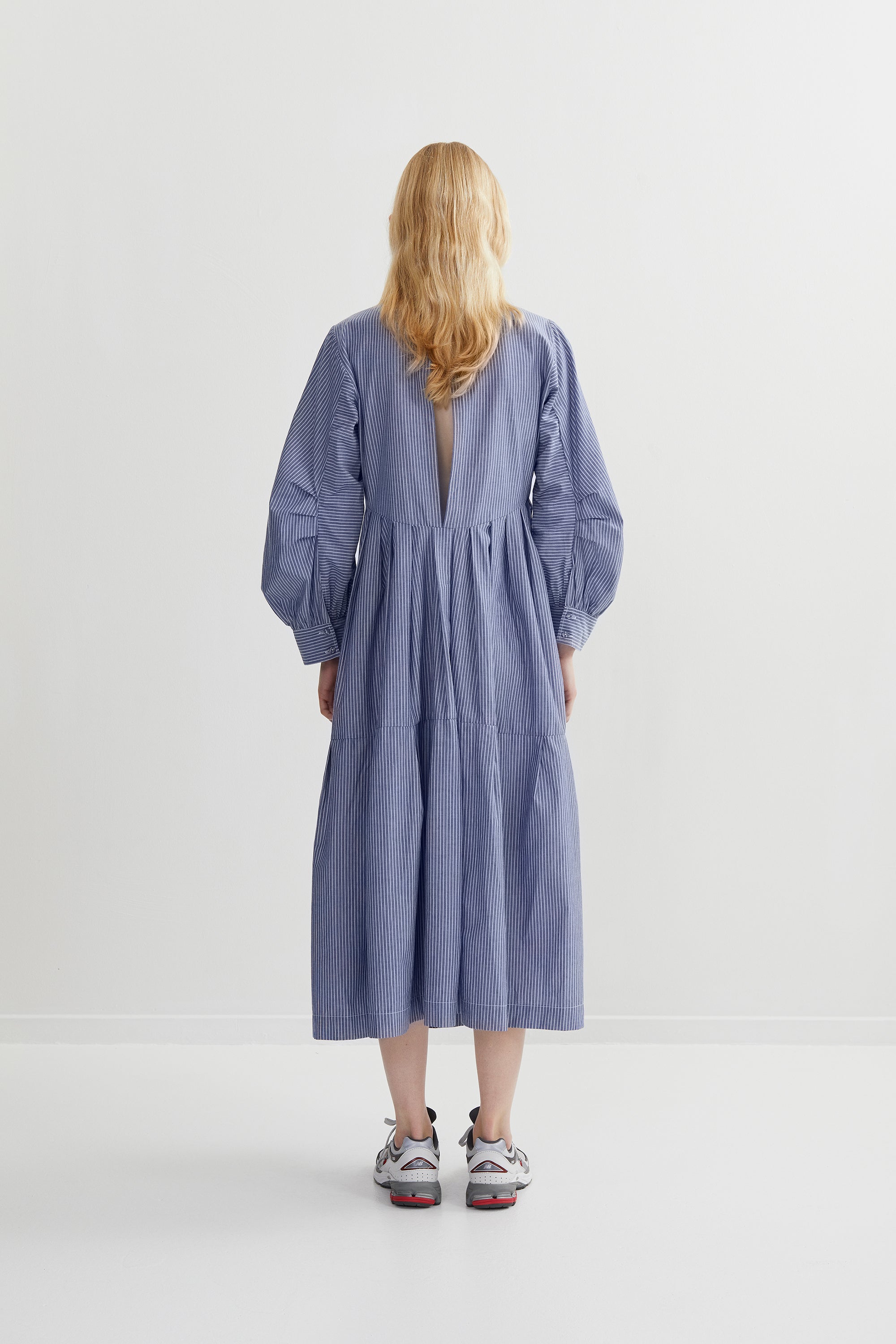 PreLoved Jolanda - Stripe shirt dress - S 3 - Rabens Saloner - DK