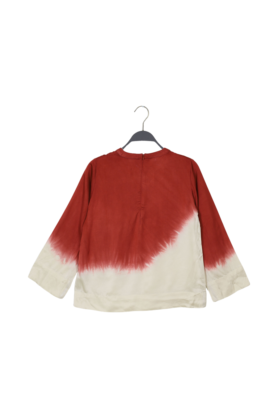 PreLoved Herta - Coastal 3/4 sleeve top I Burgundy chalk combo - XS 2 - Rabens Saloner - DK