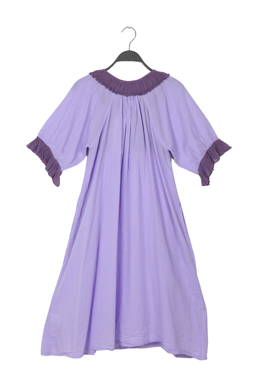 PreLoved Dortia - Cotton short angel dress I Violet - S 2 - Rabens Saloner - DK