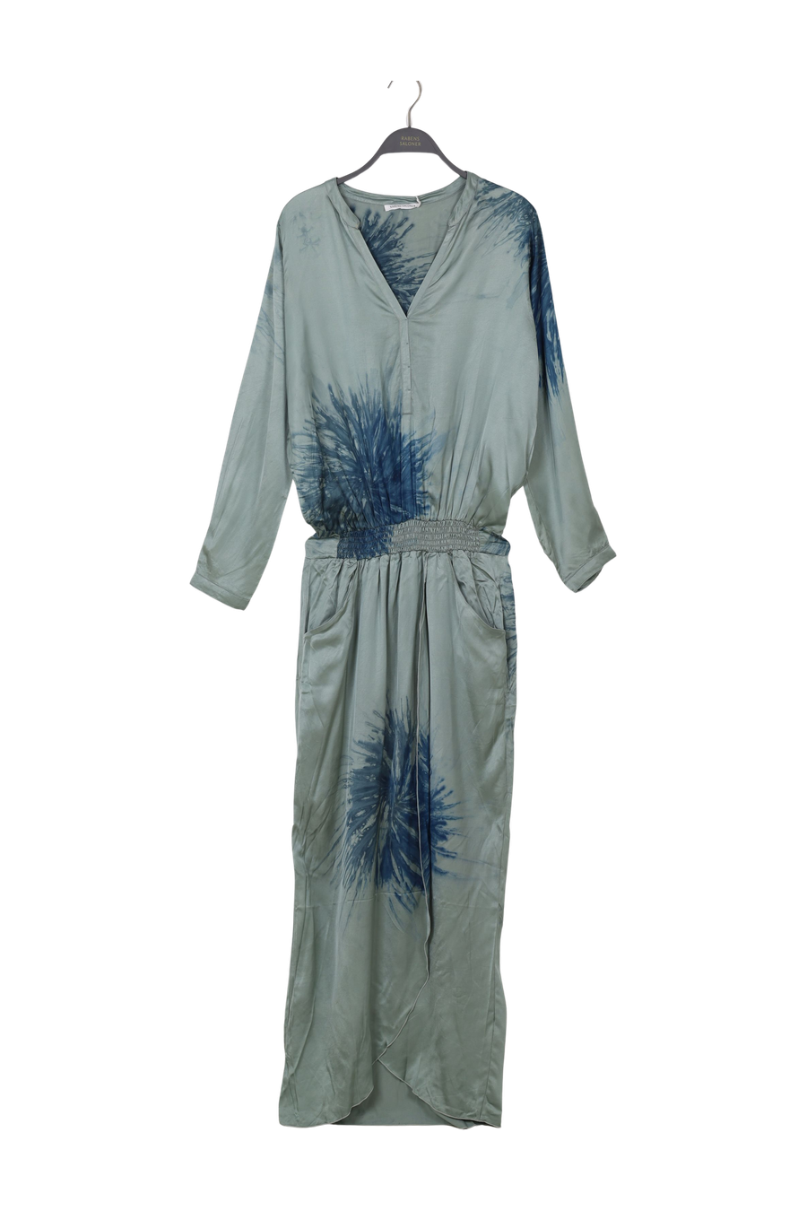 PreLoved Vera - Cartwheel wrap over dress I Ocean combo - L 3 - Rabens Saloner - DK