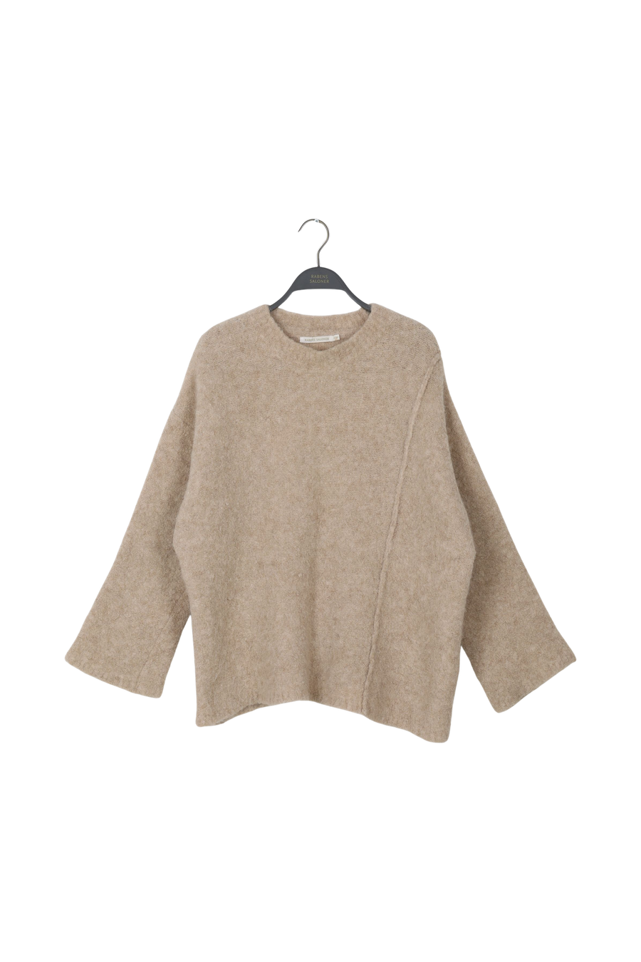 PreLoved Elsy - Alpaca lux OS sweater - S/M Oatmeal S/M 1 - Rabens Saloner - DK