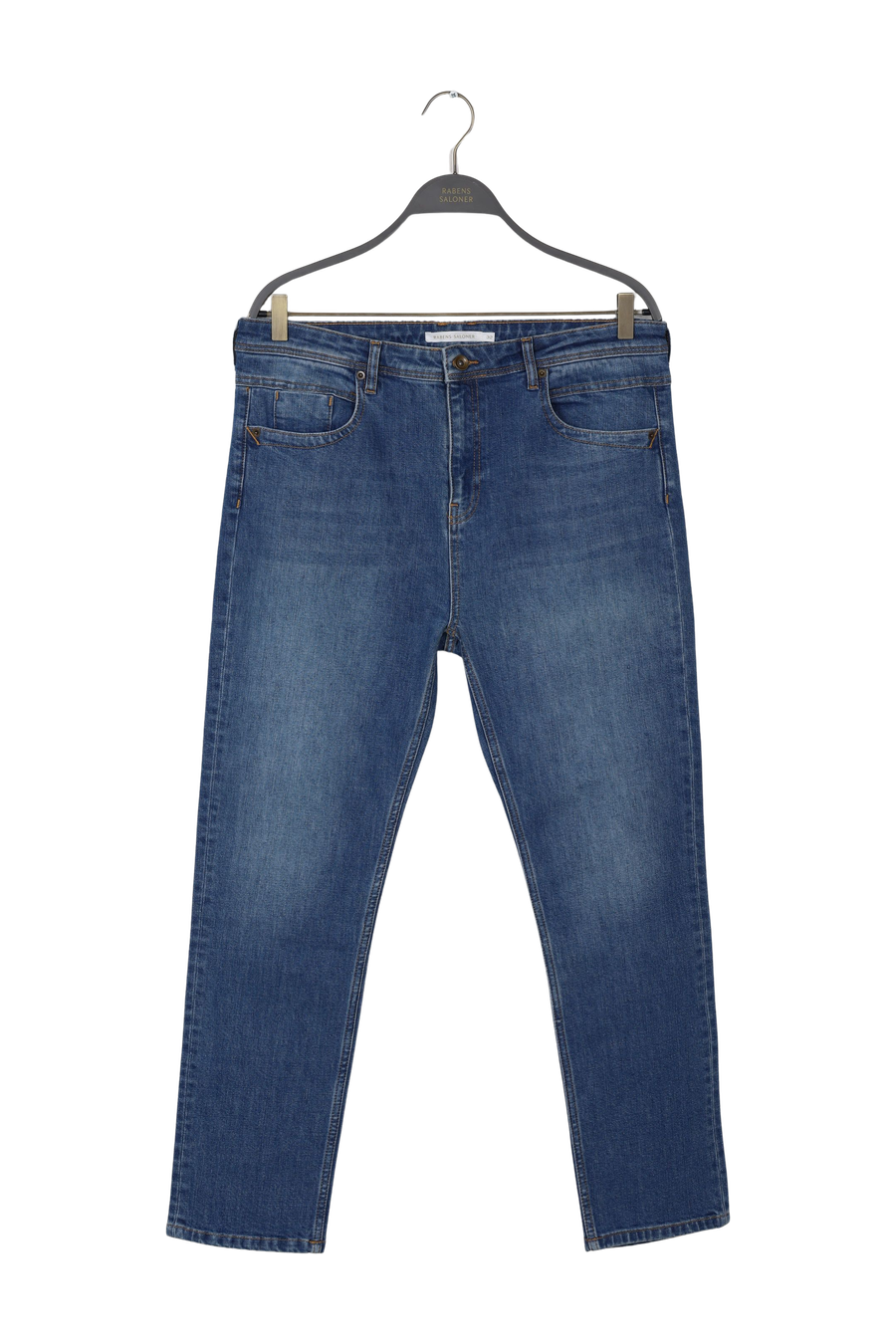 PreLoved Goldi - Dark denim hi w straight - 32.0 WASHED BLUE 32.0 1 - Rabens Saloner - DK