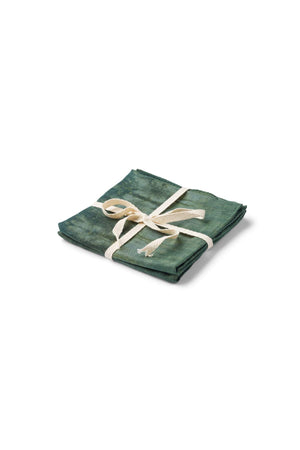 Tie Dye Napkin - Rabens Apartment I Green Combo Green Combo Set of 2 2 - Rabens Saloner - DK