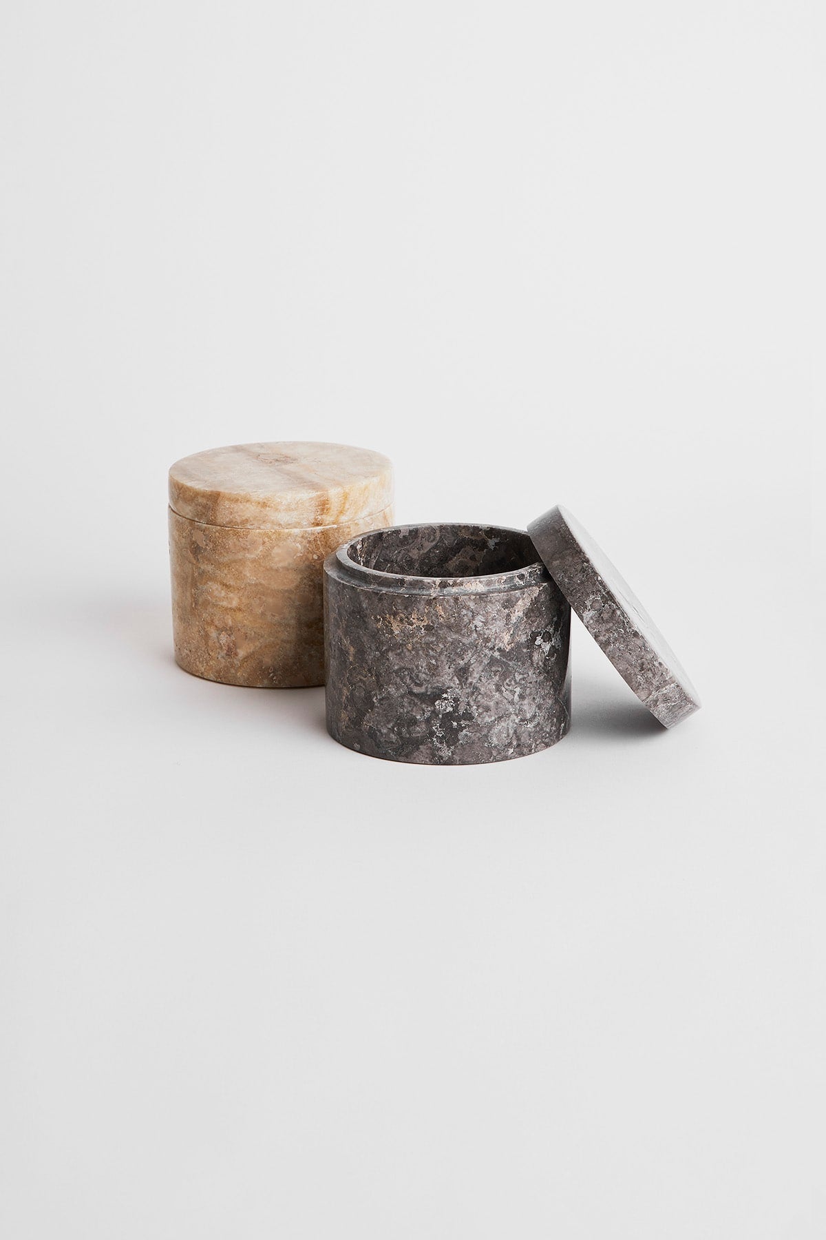 Round Marble Jar with Lid - Rabens Apartment I Champagne 2 - Rabens Saloner - DK