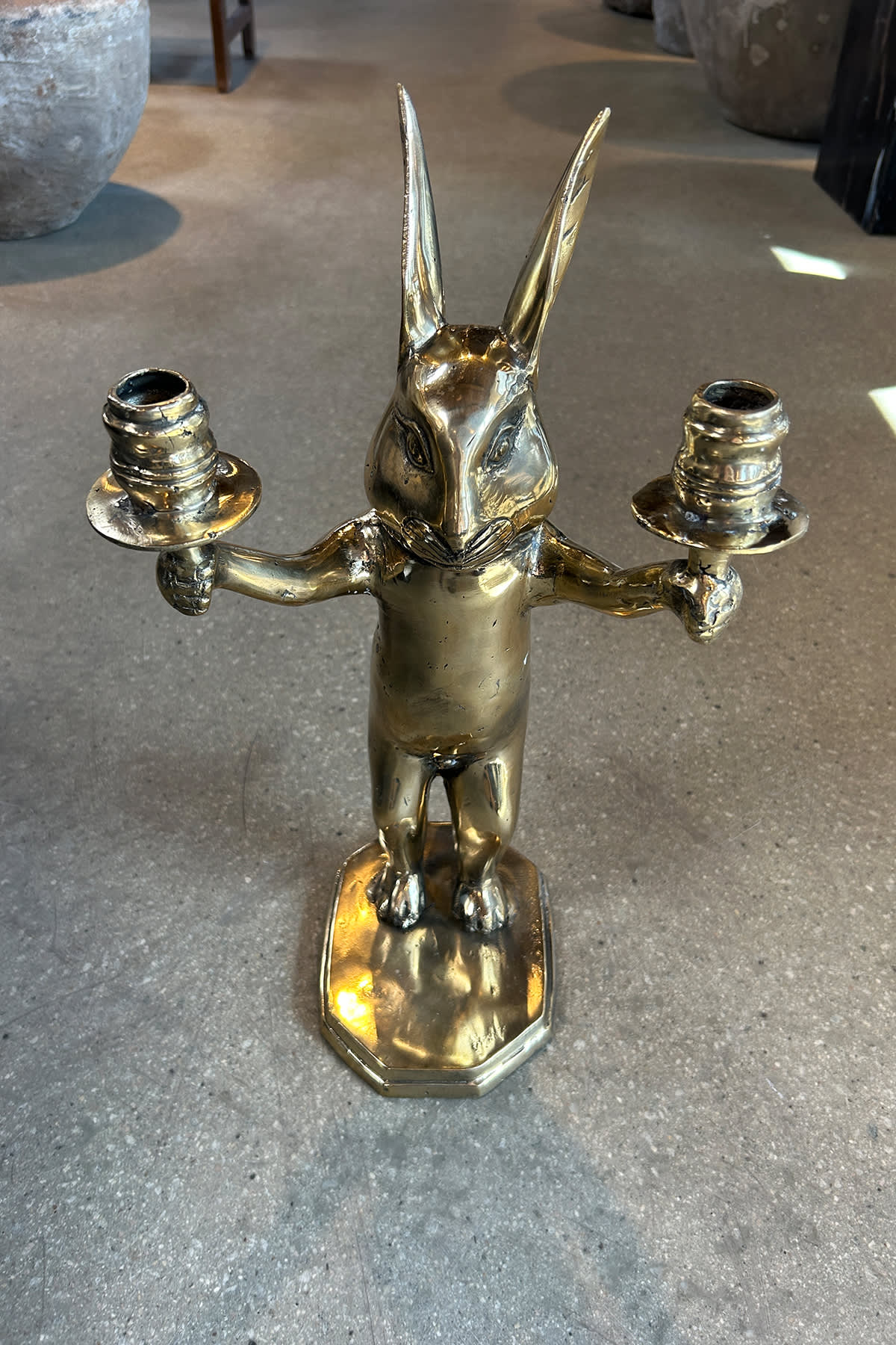 Brass Bunny Candlestick - Rabens Apartment I Brass 2 - Rabens Saloner - DK