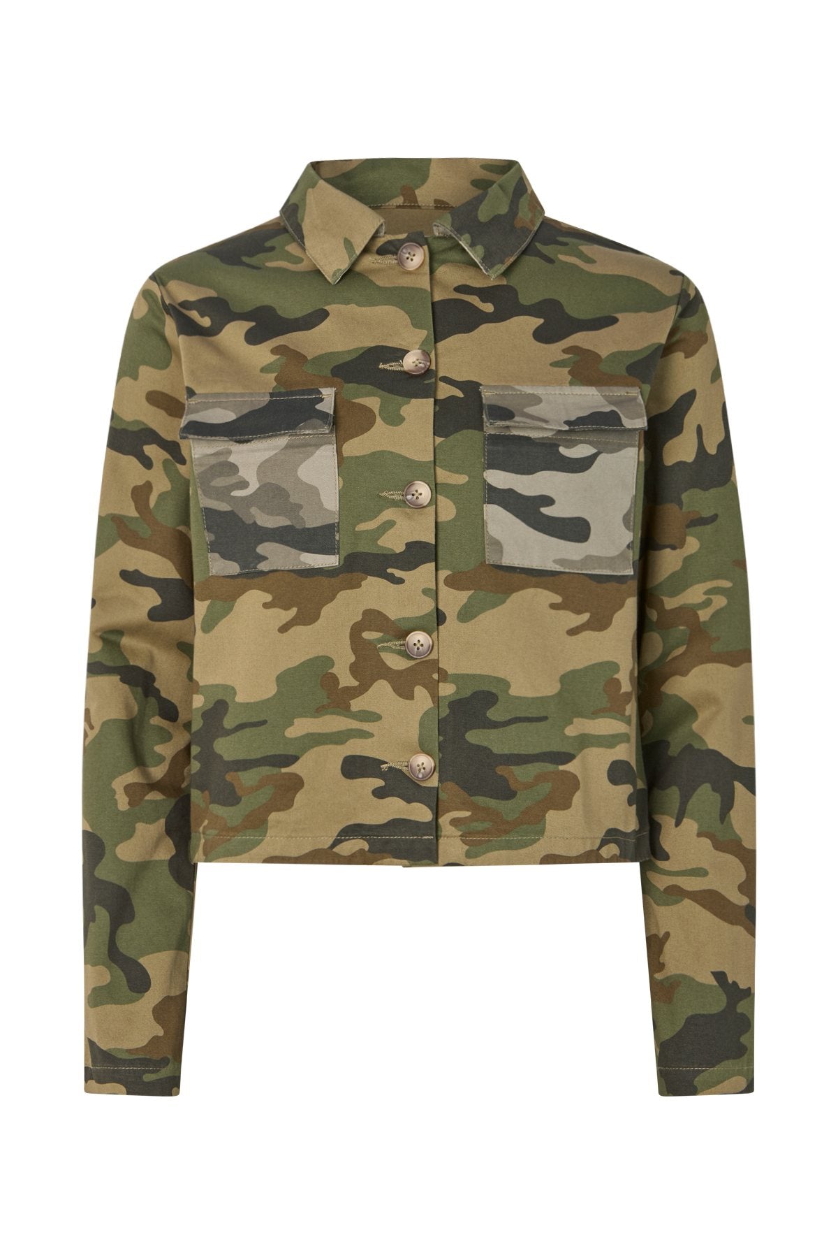 Aleksandra - Camo patchwork jacket I Camo combo Camo combo XS 4 - Rabens Saloner - DK