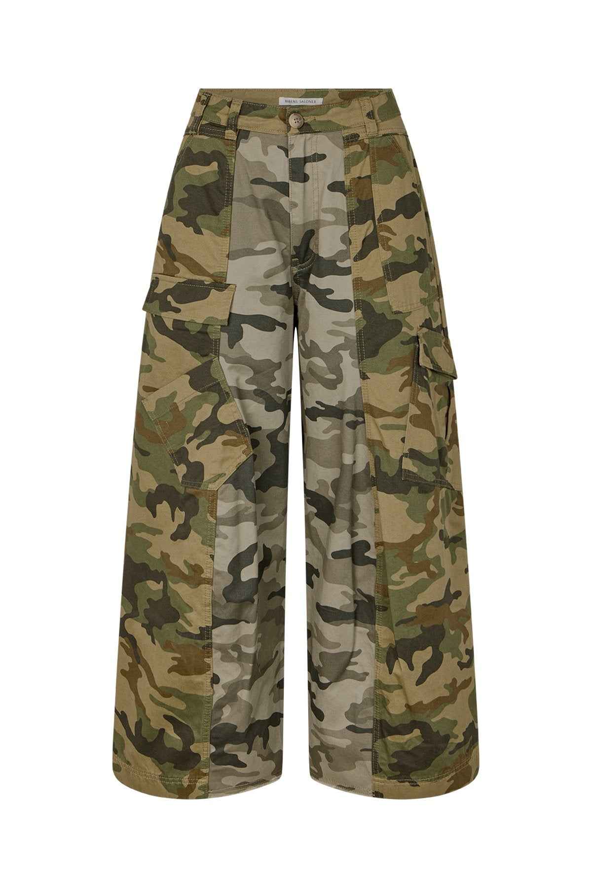 Niva - Camo patchwork pants I Camo combo Camo combo XS 4 - Rabens Saloner - DK
