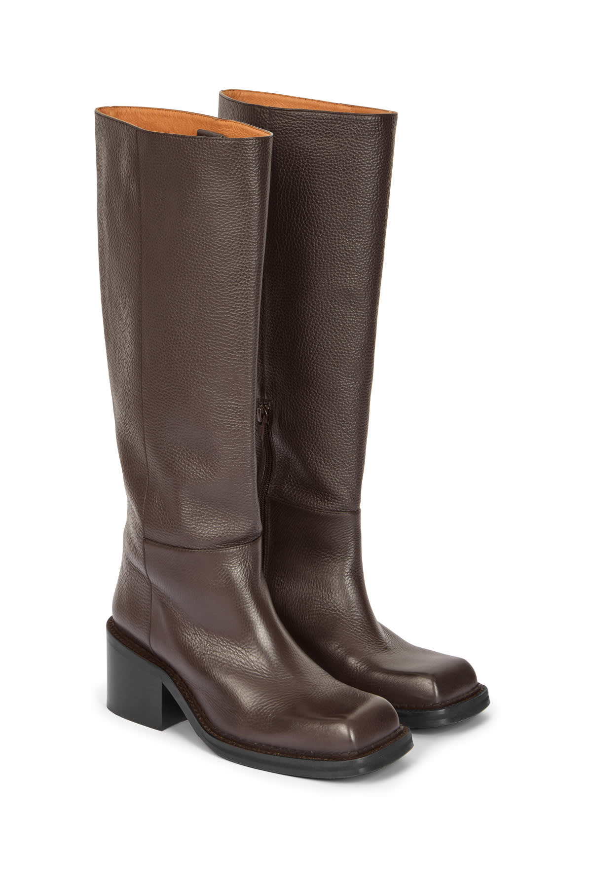 Prana - Chunky heel boot I Dark brown Dark brown 36 1 - Rabens Saloner - DK