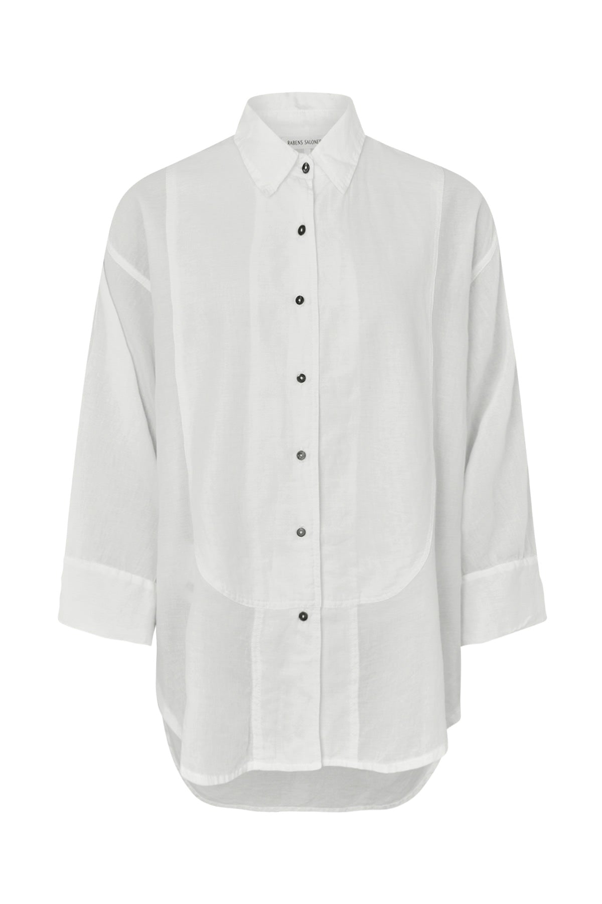Chloe - Cotton shirt I White White XS 5 - Rabens Saloner - DK