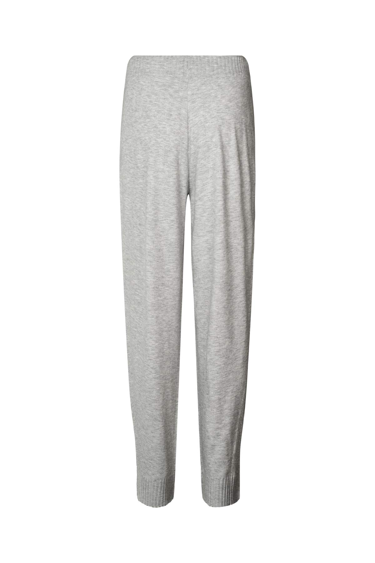 Jorun - Knit lounge pants I Grey melange 2 - Rabens Saloner - DK