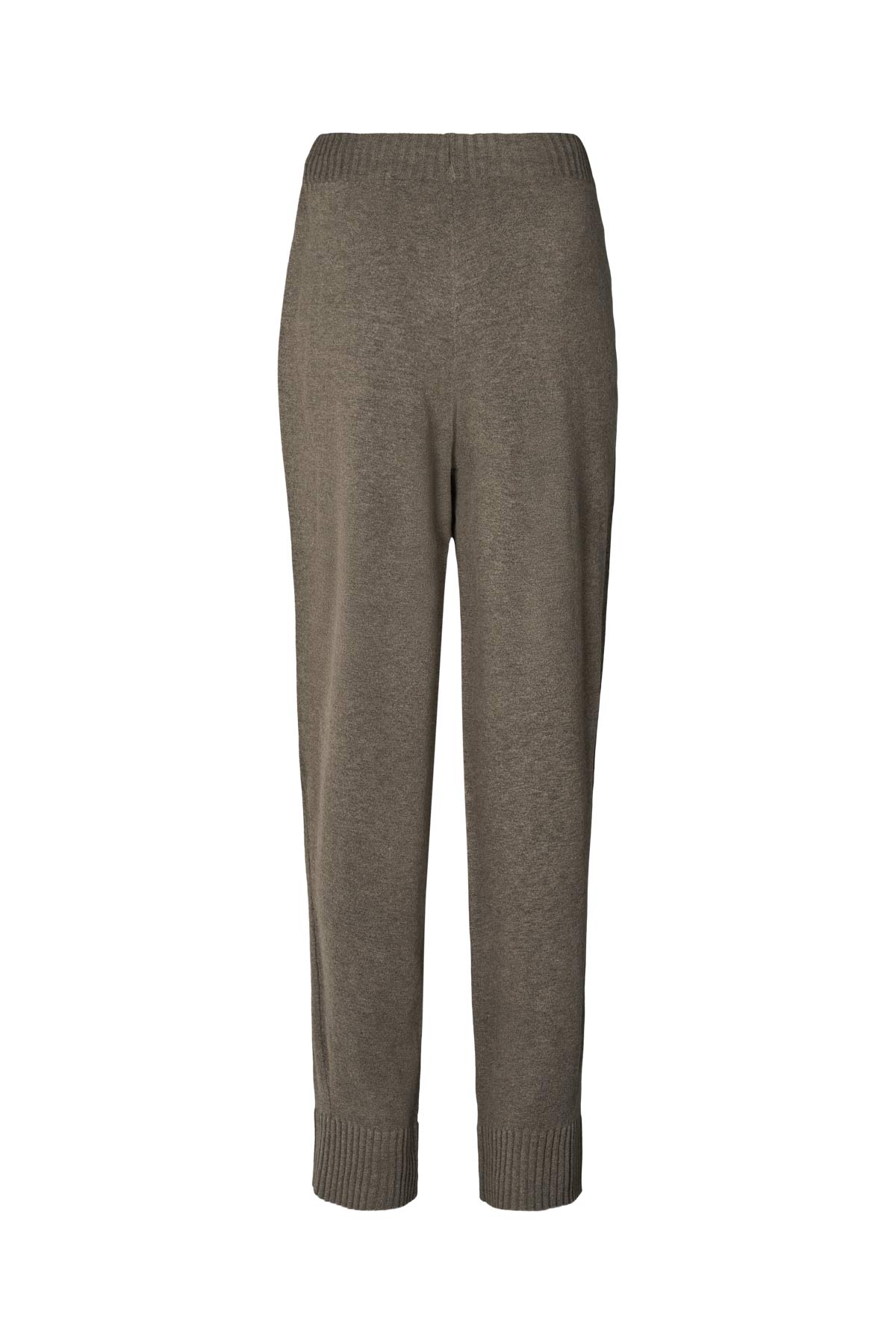 Jorun - Knit lounge pants I Mole melange 3 - Rabens Saloner - DK