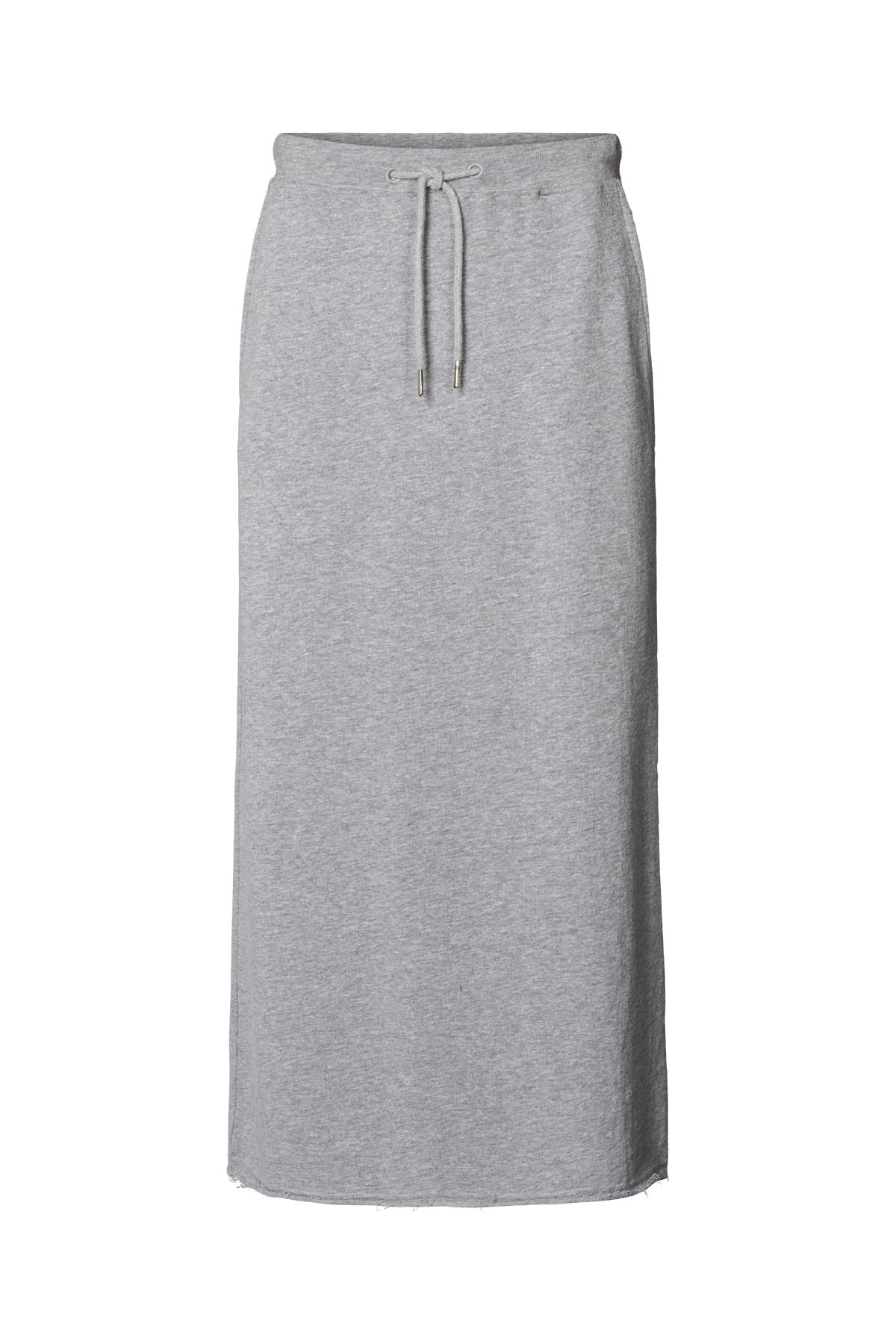 Hanni - Light stretch long skirt I Grey melange 1 - Rabens Saloner - DK