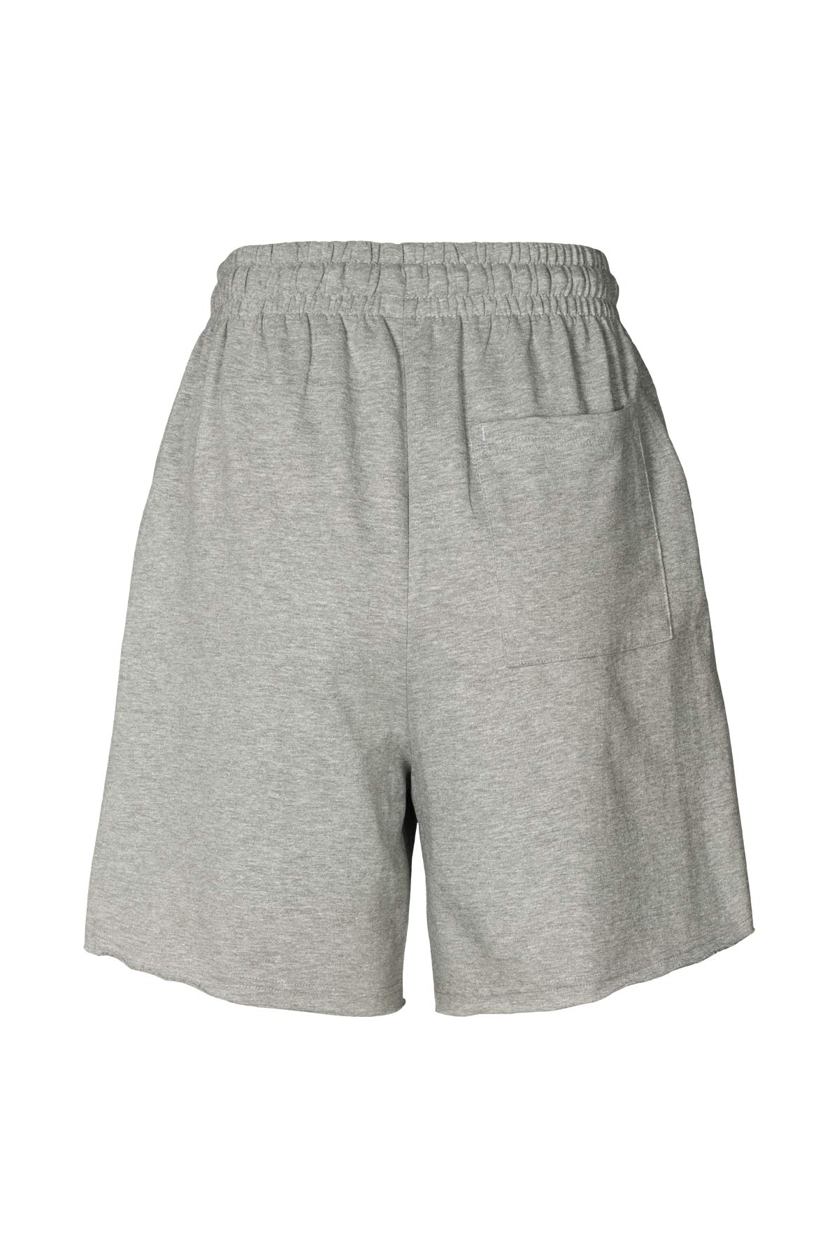 Caitlin - Light stretch shorts I Grey melange 5 - Rabens Saloner - DK