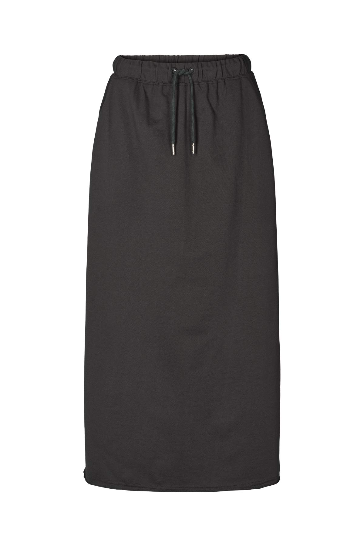 Hanni - Light stretch long skirt I Faded black 4 - Rabens Saloner - DK