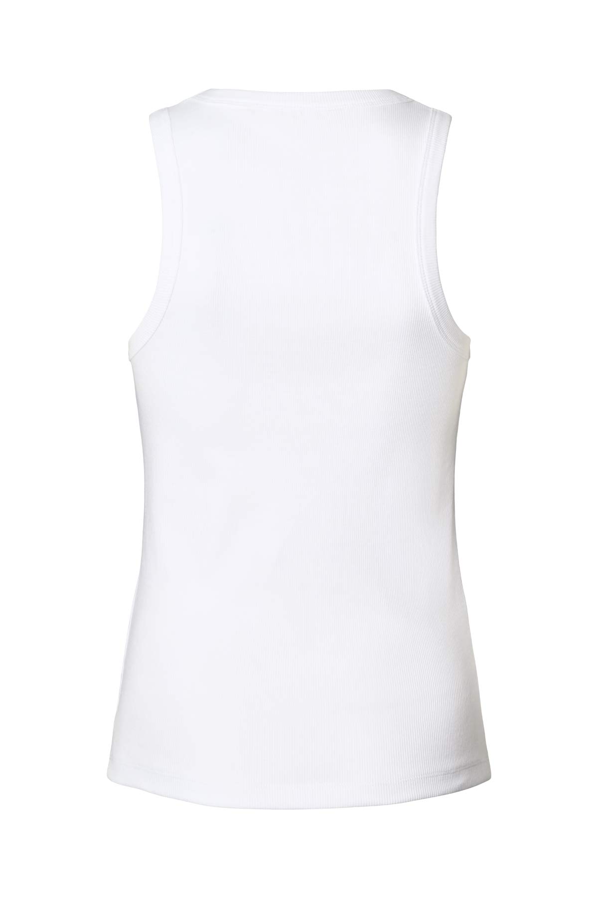 Nelle - Rib jersey tank I White 2 - Rabens Saloner - DK