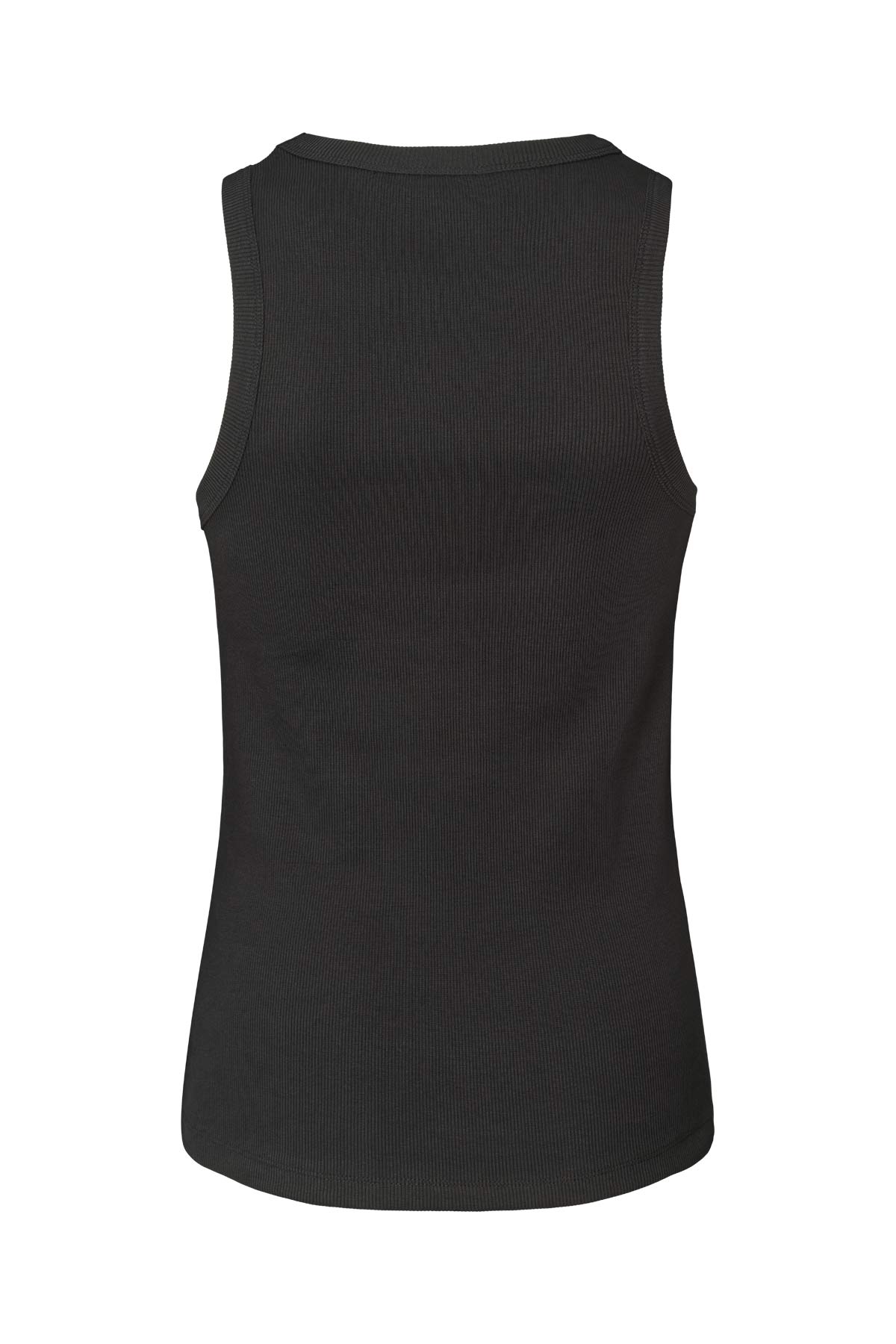 Nelle - Rib jersey tank I Black 5 - Rabens Saloner - DK