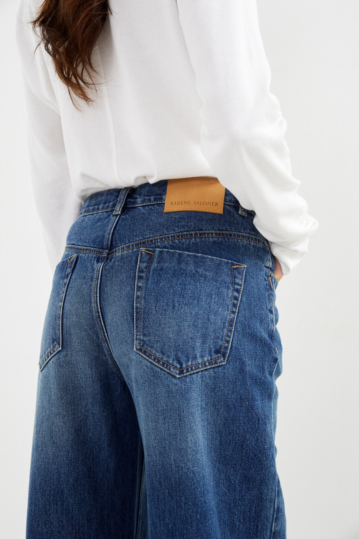 Ini - Denim pants I Washed Indigo 4 - Rabens Saloner - DK