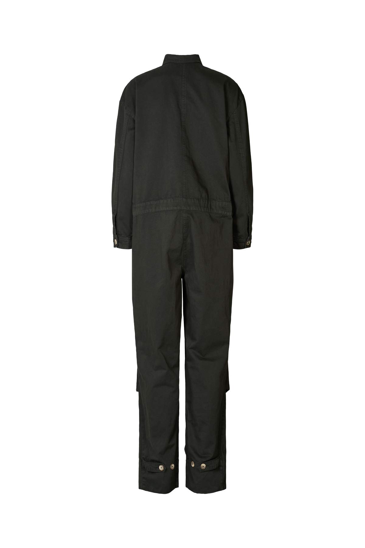 Jozette - Canvas light jumpsuit I Faded black 3 - Rabens Saloner - DK
