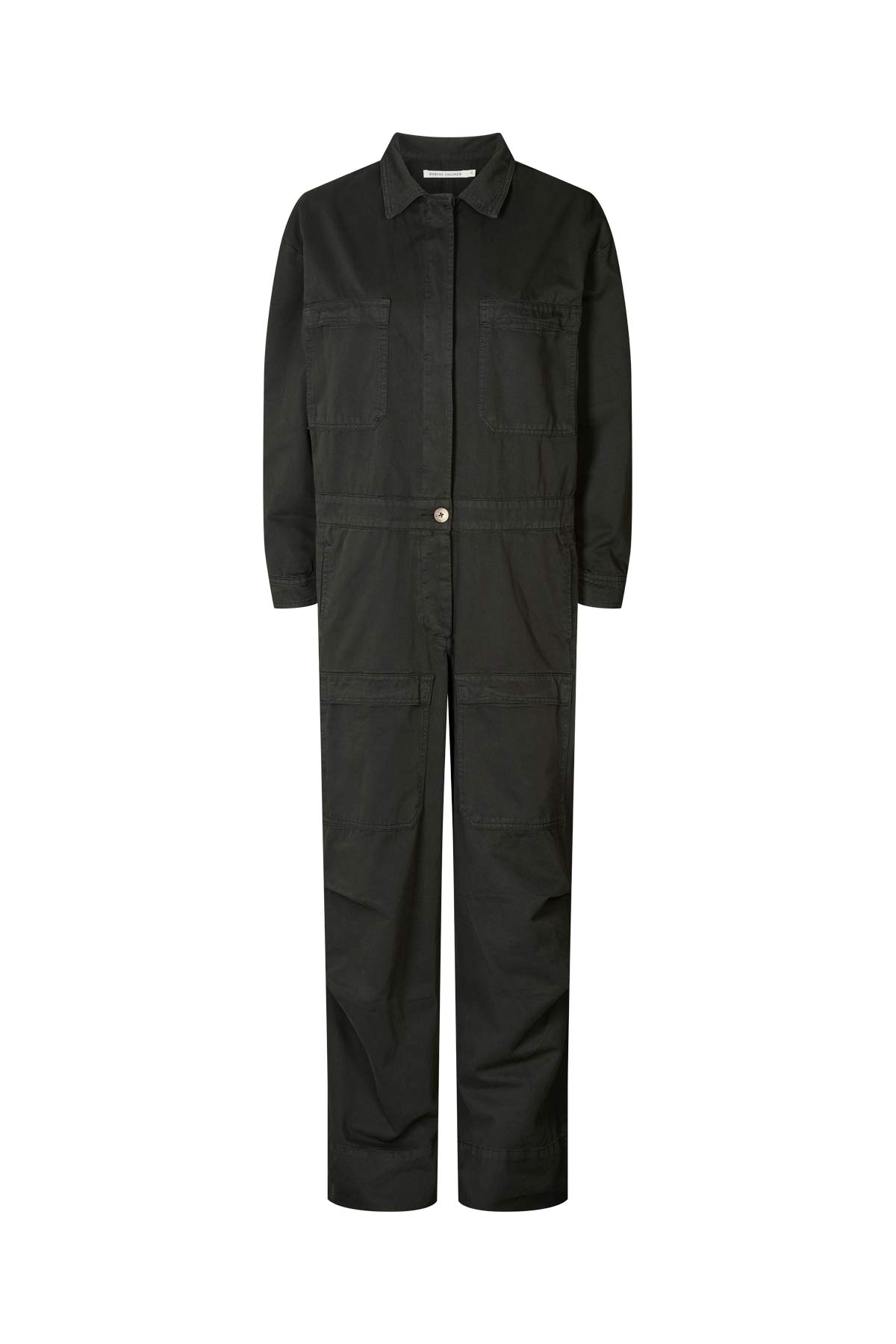 Jozette - Canvas light jumpsuit I Faded black 4 - Rabens Saloner - DK