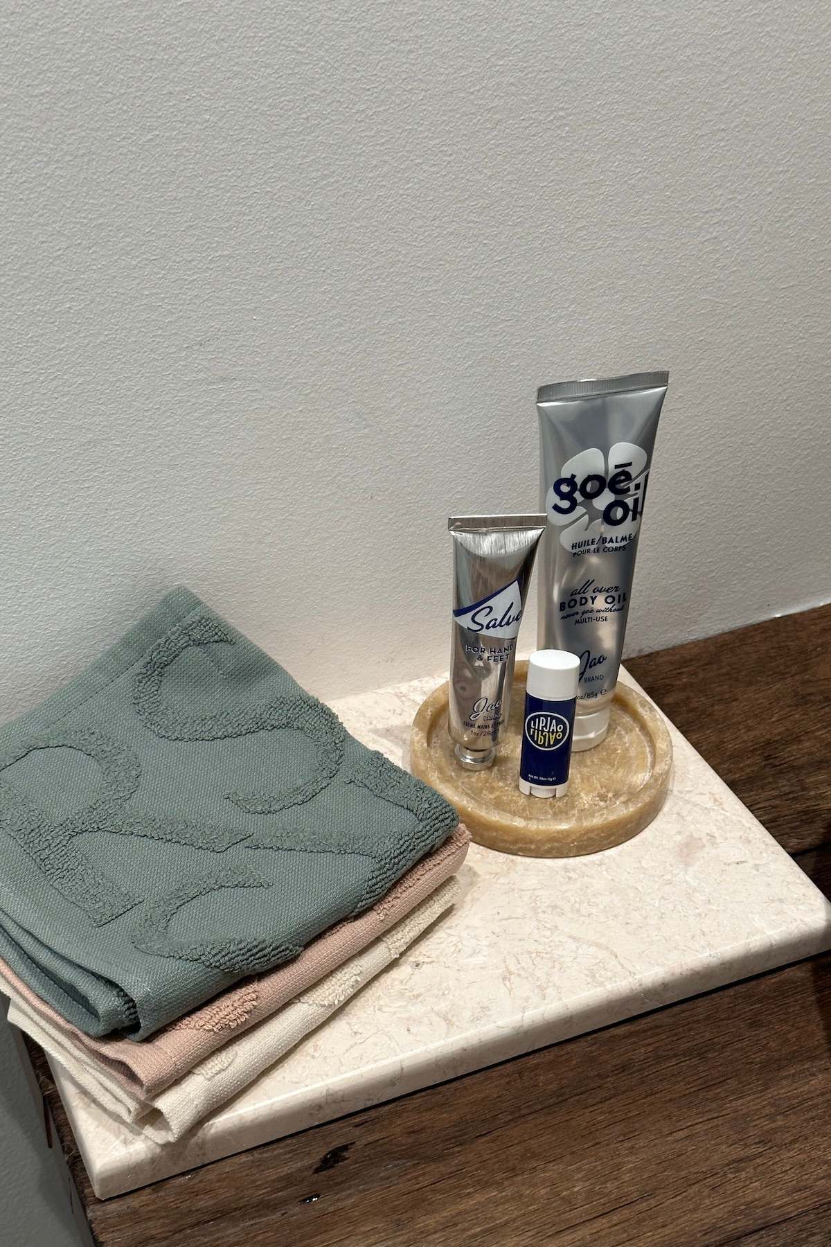 Monogram wash cloth - Wash cloth 30x30 cm I Sage 3 - Rabens Saloner - DK