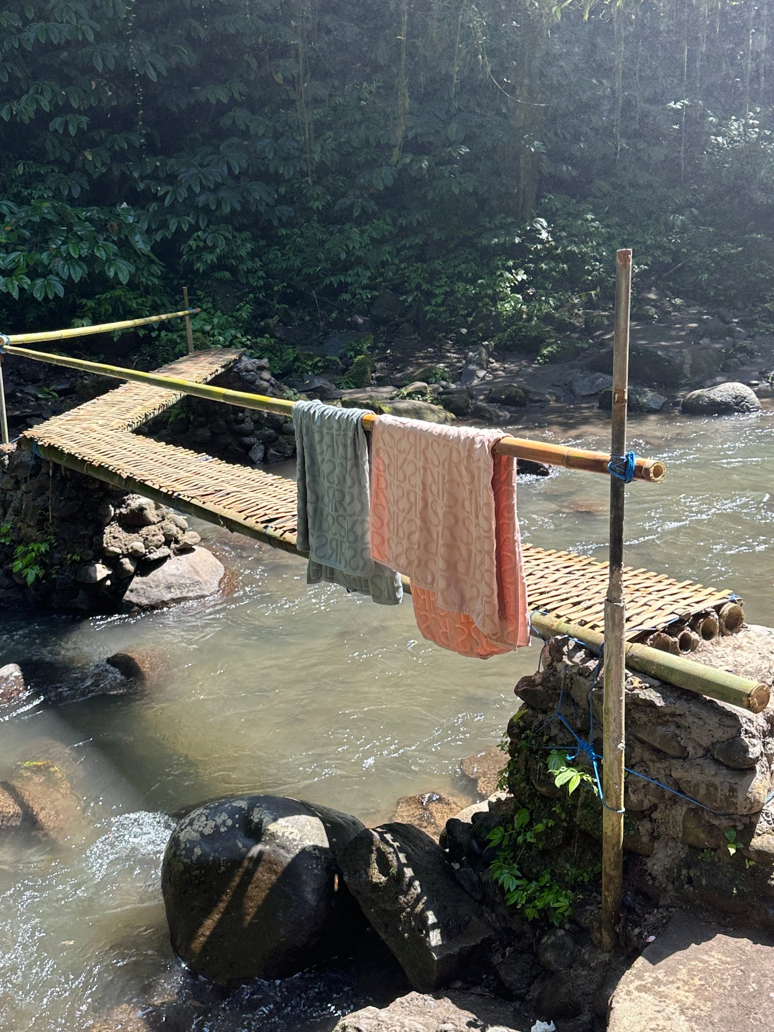 Monogram beach towel - Beach towel 100x180 cm I Sage 3 - Rabens Saloner - DK