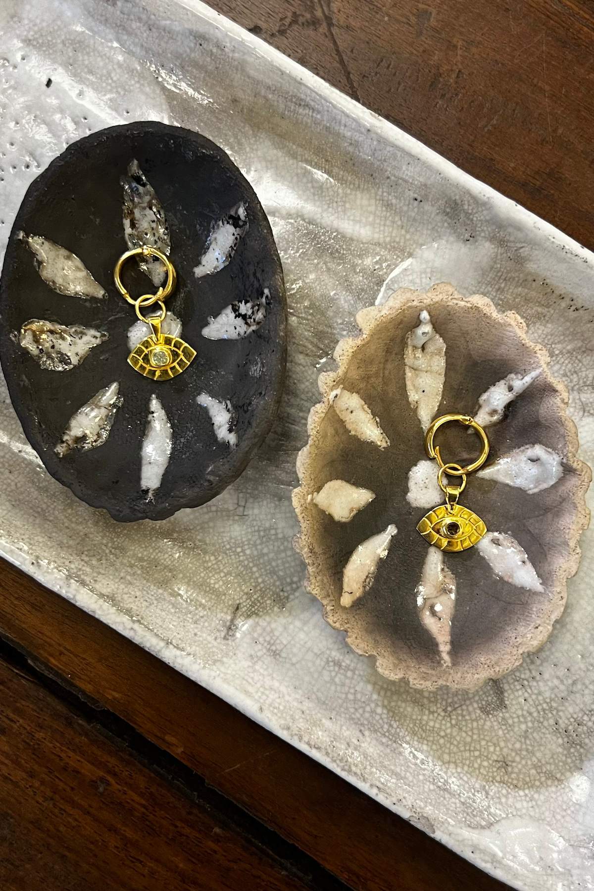 Nafsu - Eye hoop I Gold 3 - Rabens Saloner - DK