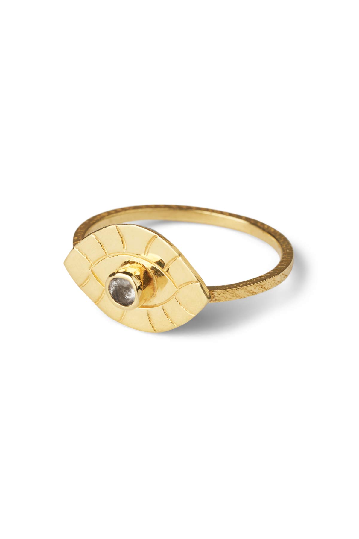 Nafsu - Eye ring I Gold plated Gold plated 59 1 - Rabens Saloner - DK
