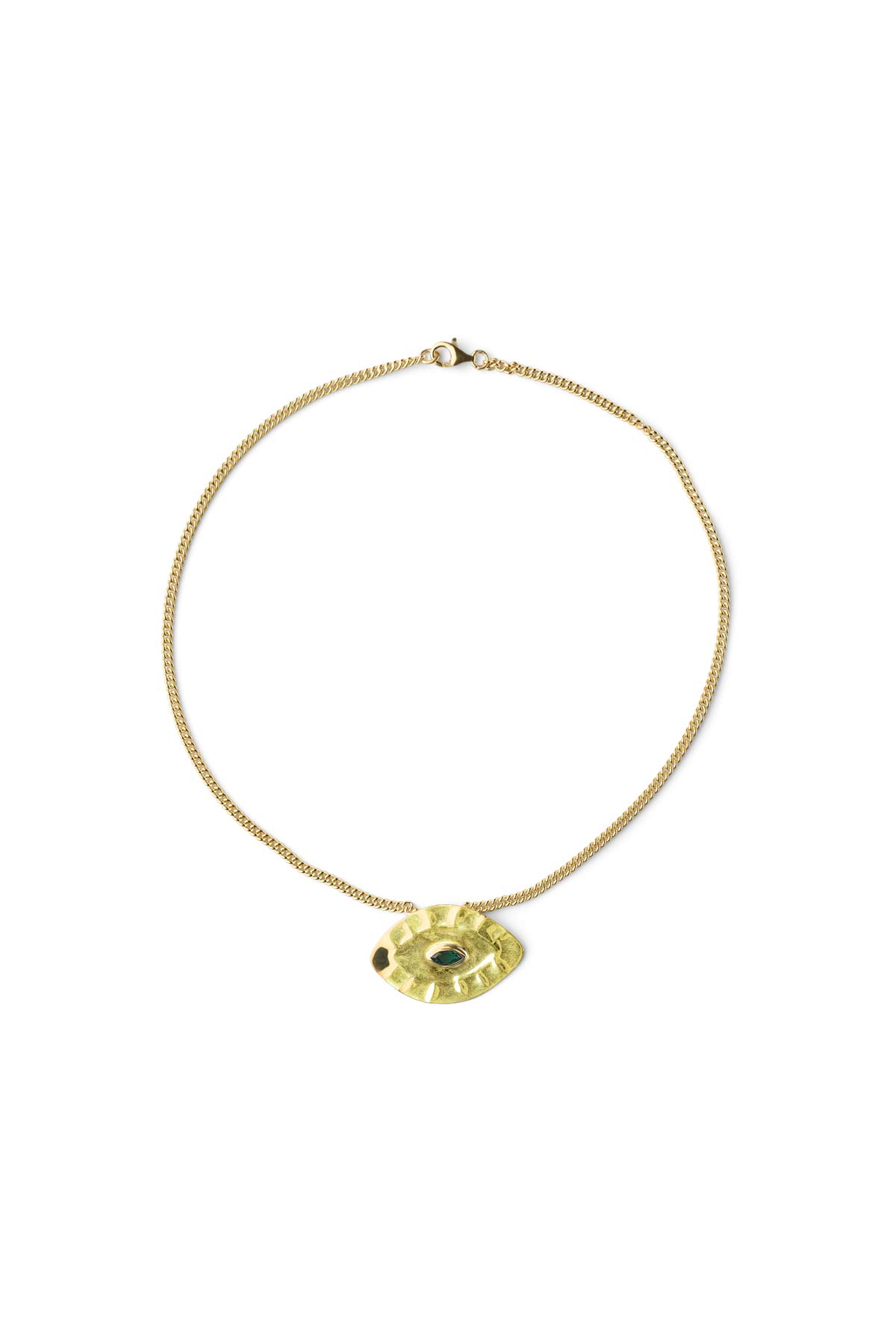 Necklace With Giant Eye Pendant - Nafsu I Gold Gold 1 - Rabens Saloner - DK