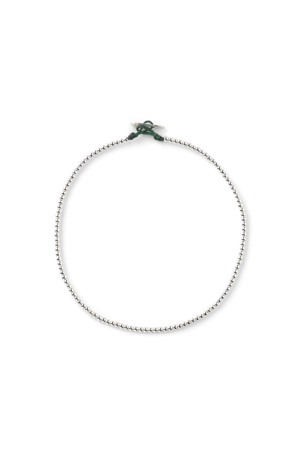 Small Bead Anklet - Nafsu I Silver 1 - Rabens Saloner - DK