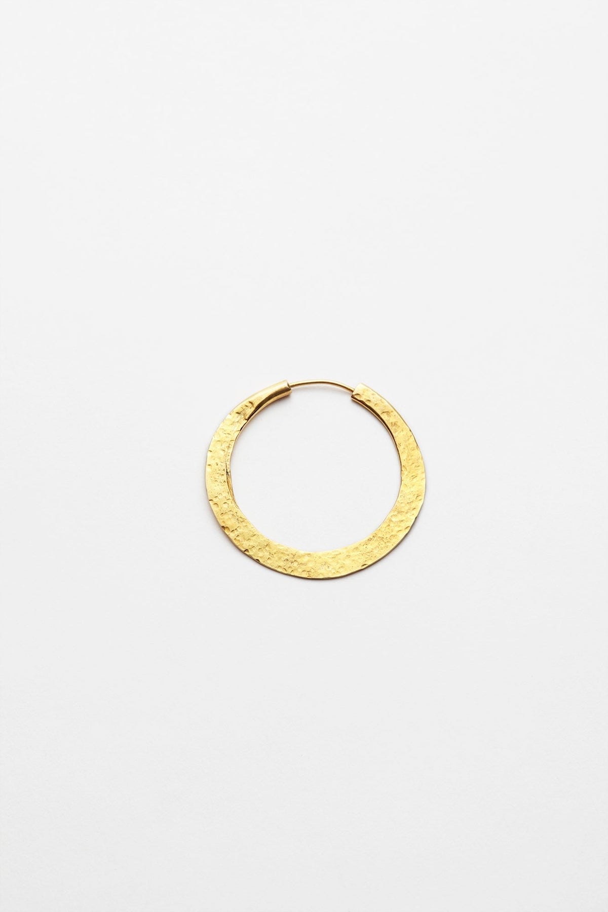 Nafsu - Hammered hoop S I Gold plated Gold plated O/S 1 - Rabens Saloner - DK