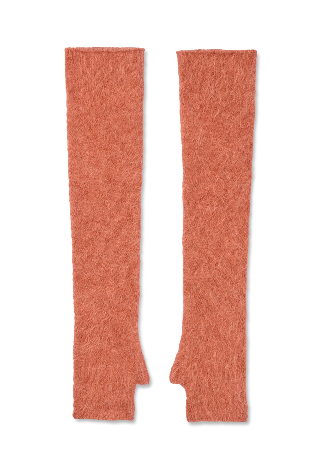 Lorisa - Fluffy knit sleeves I Redwood Redwood O/S 1 - Rabens Saloner - DK