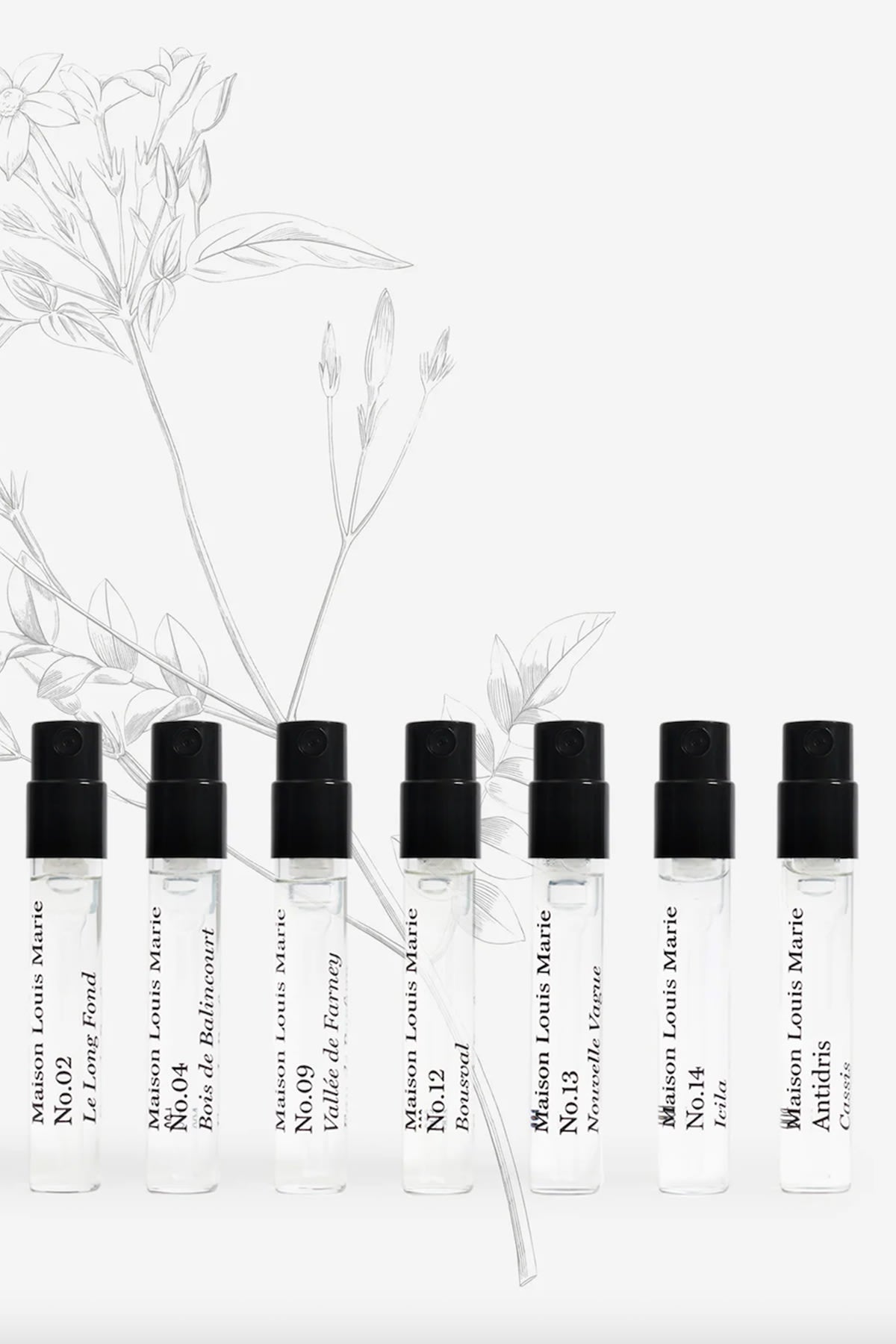 Eau de Parfume Sample - Maison Louis Marie I No. 02 Le Long Fond No. 02 Le Long Fond 1.5 ML 1 - Rabens Saloner - DK