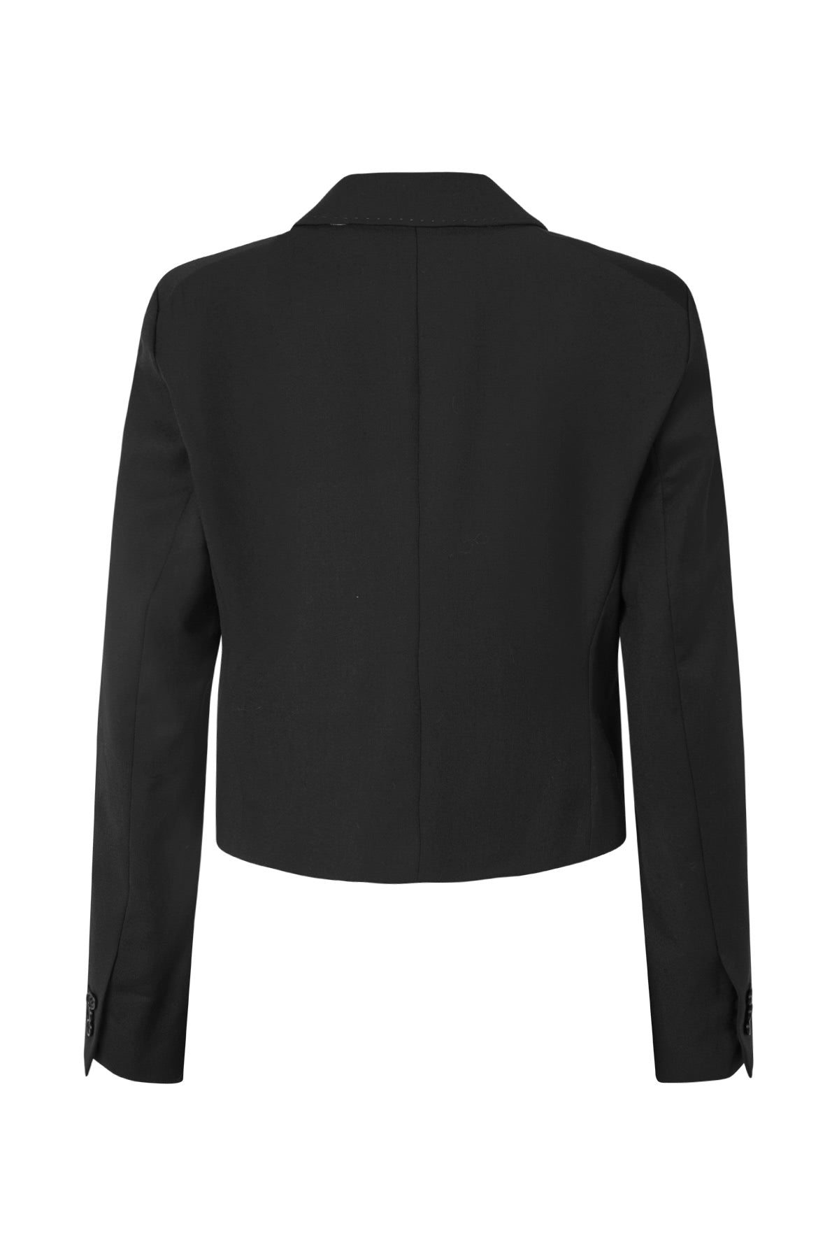 Tamar - Smooth tailoring short jacket I Black 5 - Rabens Saloner - DK