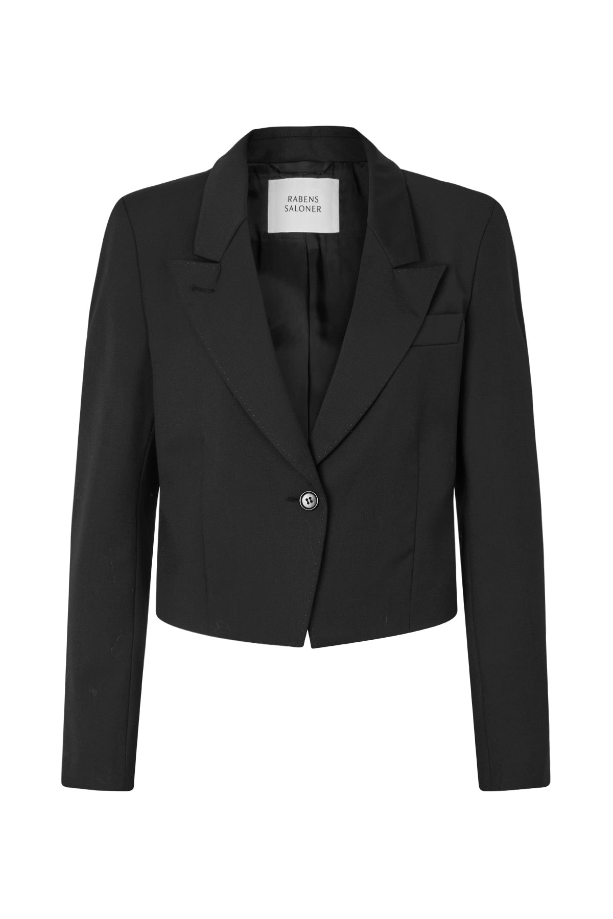 Tamar - Smooth tailoring short jacket I Black Black XS 4 - Rabens Saloner - DK