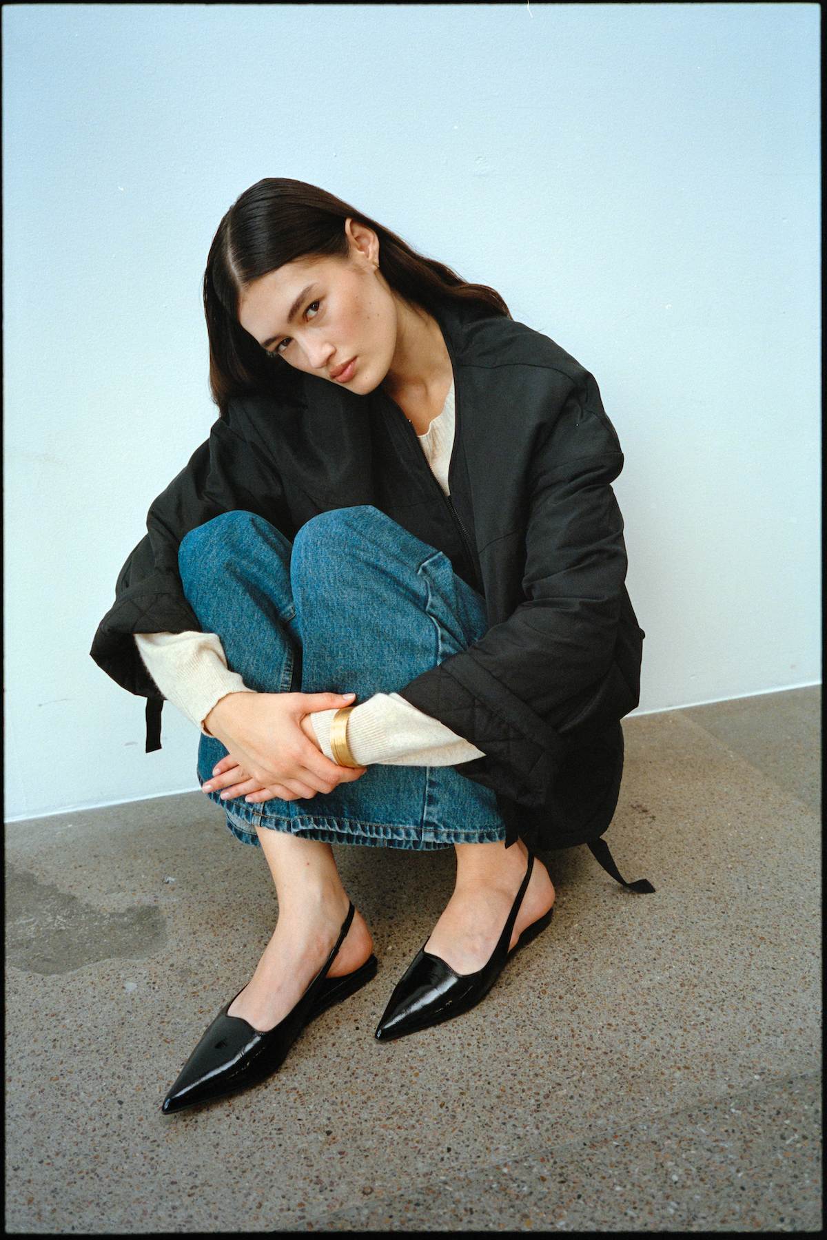 Glod - Arched jacket I Black 16 - Rabens Saloner - DK