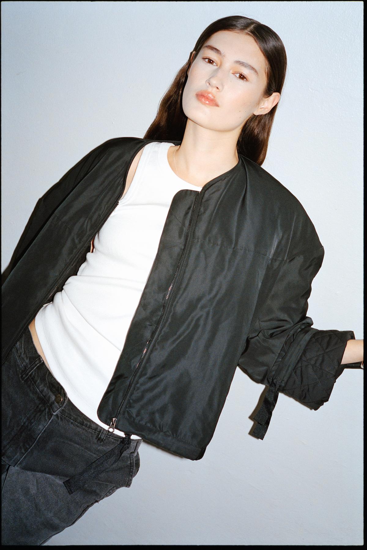 Glod - Arched jacket I Black 3 - Rabens Saloner - DK