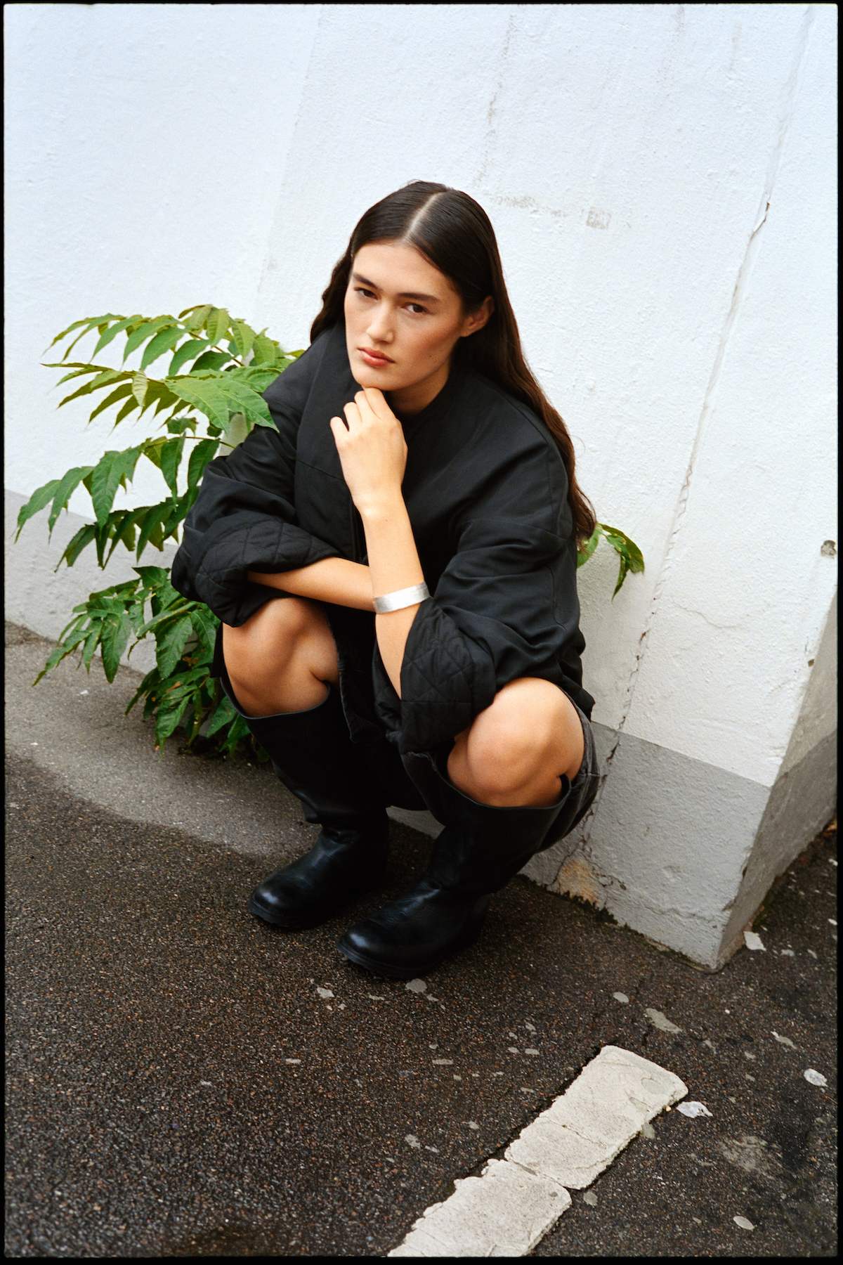 Glod - Arched jacket I Black 6 - Rabens Saloner - DK