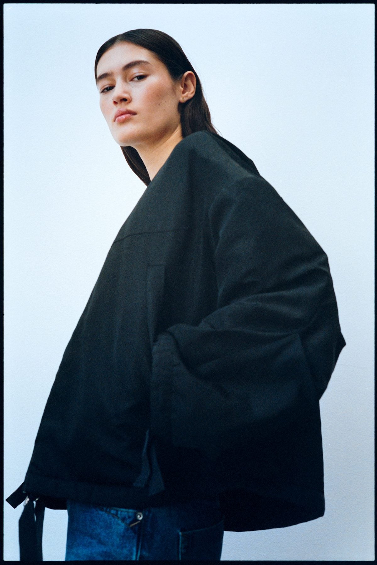 Glod - Arched jacket I Black 4 - Rabens Saloner - DK